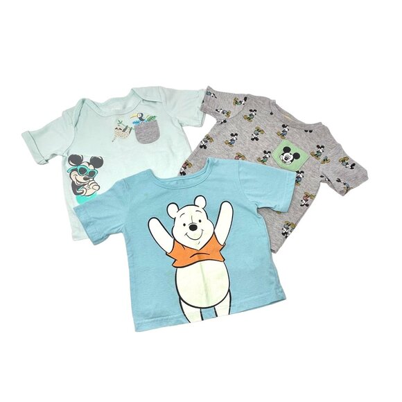 Disney Baby Tee-Shirts - 3 Shirts  Size‎ 18 Months - Excellent Condition - Picture 1 of 8